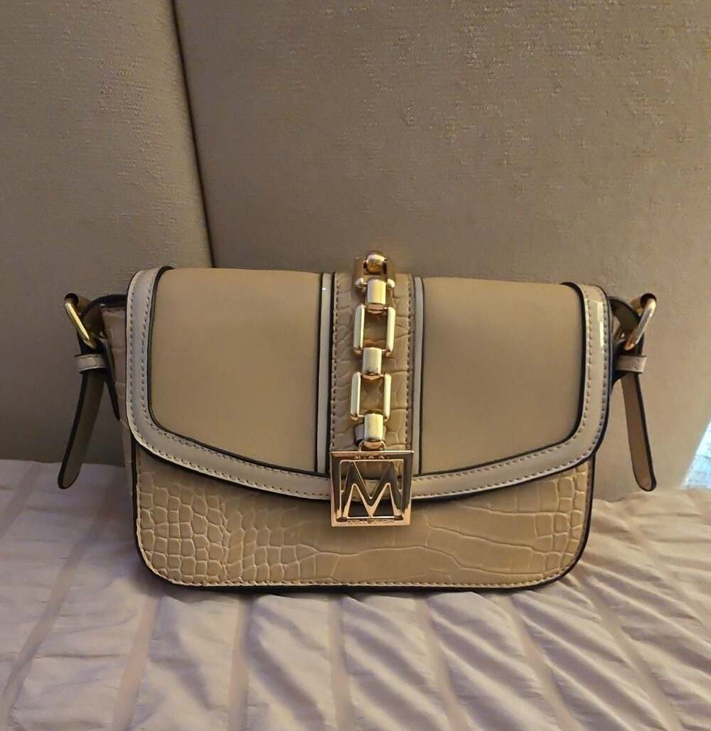 Mia K. Collection Wendalyn Vegan Leather Crossbody Handbag